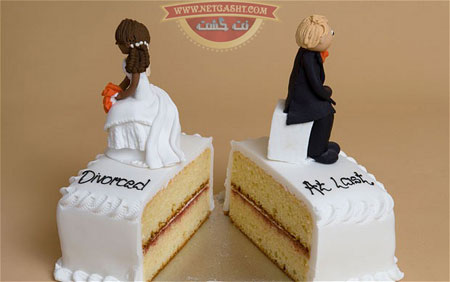 عکس انواع کیک های جشن طلاق