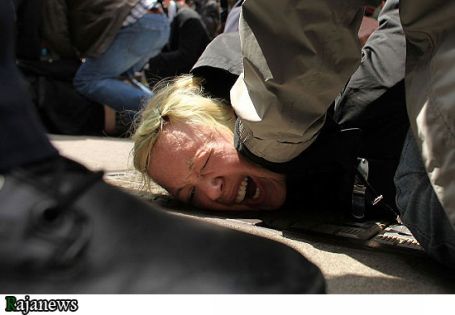 تصاويري از اعتراضات آرام آمريكايي ها و خشونت هاي پليس