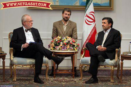 واکنش به موقع احمدی نژاد به رفتار گستاخانه سفیر سوئد