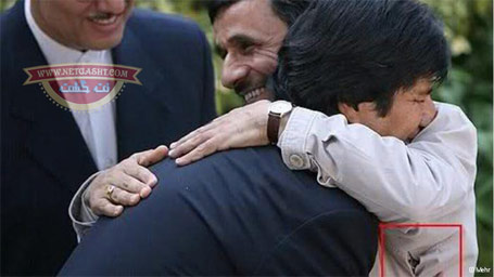 کاپشن پاره دکتر احمدی نژاد