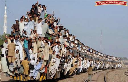عکس قطار هند هندوستان مناظر 