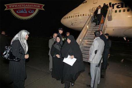 احمدی نژاد و مشایی و خانم های همراه  در سفر به نیویورک