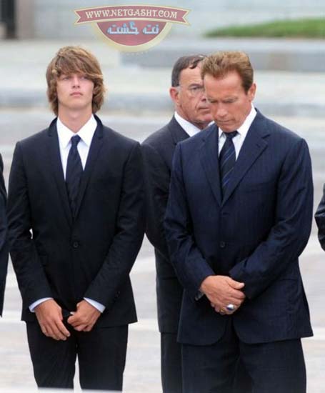 آرنولد شوارتزنگر و پسرش پاتریک شوارتزنگر