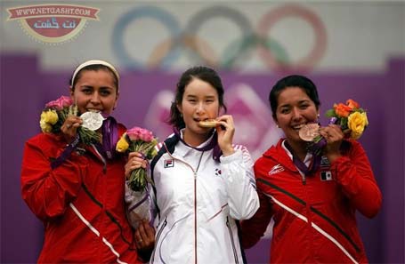عکس مراسم اهدای مدال بانوان در المپیک 2012 لندن