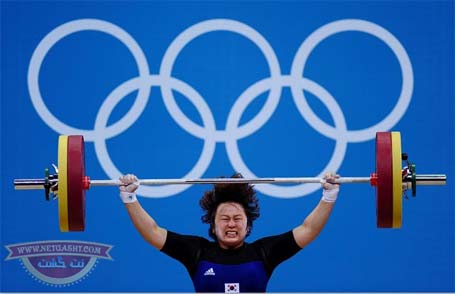عکس ورزش وزنه برداری بانوان در المپیک 2012 لندن