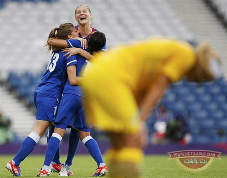 عکس ورزش فوتبال زنان در المپیک 2012 لندن