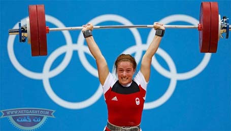 عکس ورزش وزنه برداری بانوان در المپیک 2012 لندن