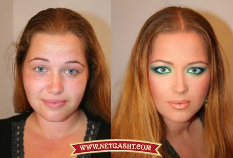 جادوی آرایش، قبل و بعد از آرایش، makeiup