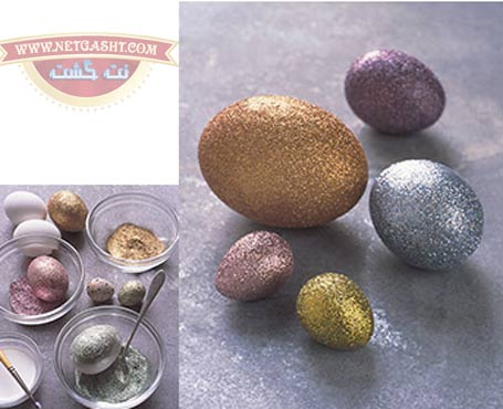 مجموعه کامل آموزش تصویری تزیین و رنگ کردن تخم مرغ سفره هفت سین سال 92