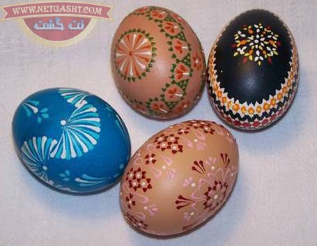 مجموعه کامل آموزش تصویری تزیین و رنگ کردن تخم مرغ سفره هفت سین سال 92