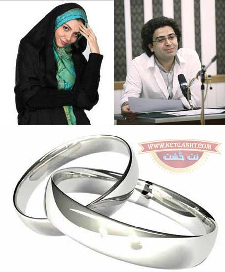 ازدواج دو مجری مشهور، فرزاد حسنی و آزاده نامداری+ عکس