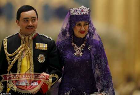 عکس های ازدواج پرخرج و اشرافی سلطان برونئی