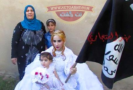 عکس های عروسی داعشی ها - یک عروس و داماد داعشی