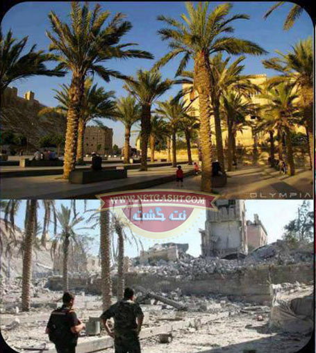 عکس های دردناکی از کشور سوریه از قبل و بعد از جنگ داخلی و حملات تروریست ها