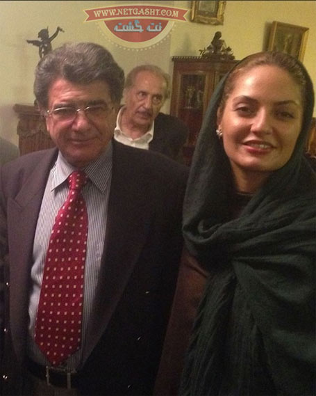 عکسی از مهناز افشار در کنار محمدرضا شجریان عکسی از مهناز افشار در کنار محمدرضا شجریان