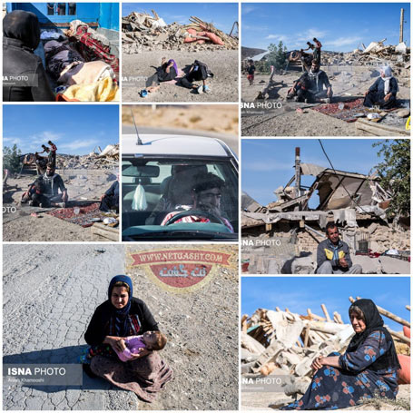 تصاویری غم انگیز و دردناک از زلزله کرمانساه و سرپل ذهاب