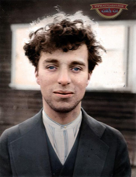 چارلی چاپلین در 27 سالگی. سال 1916